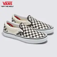 在飛比找momo購物網優惠-【VANS 官方旗艦】Skate Slip-On 男女款黑白