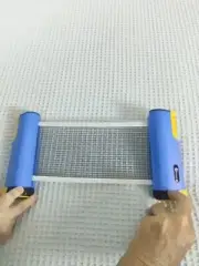 JP Winlook Blue & Yellow Retractable Replacement Ping Pong Net Adjustable New