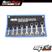 SP Tools Gear Drive ROE Spanner Set - 15° Offset Stubby - SAE - 8pc | SP10188