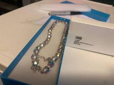 Touchstone Crystal by Swarovski Crystal Aurore Boreale Glitz Necklace 1142N