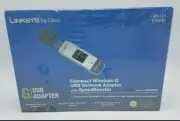 Cisco-Linksys WUSB54GSC Compact Wireless-G USB Network Adapter Speed Booster (55