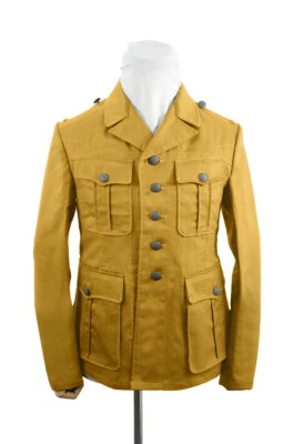 WW2 German DAK Tropical Afrikakorps sand field tunic 1st pattern M40