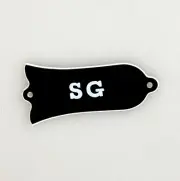 Guitar Parts For Gibson Les Paul 'SG' TRUSS ROD COVER PLATE , 2Ply Black