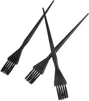 Vaguelly 3pcs Hair Tint Brush Professional Hair Dye Tools Ergonomic Handle for Comfort Flexible Tail for Precise Application Random Color