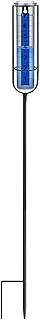 Rain Gauge Outdoor, Adjustable Height Rain Gauges, Precipitation Monitor, Accurate Weather Measurement Tool with Large Clear Numbers for Yard, Fence, Lawn, and Farm Use