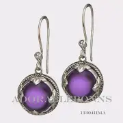 Authentic Lori Bonn Sterling Silver "Cute As A Button" Earrings 11304HMA
