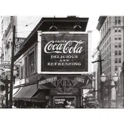 Coca-Cola Landscape Atlanta Glass Board