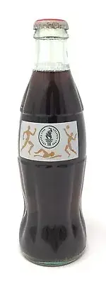 Coca Cola Bottle - 1996 Atlanta Olympics Commemorative Bottle - Unopened & Full