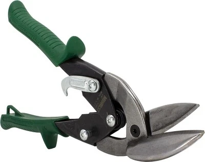 Aviation Snip - Right Cut Offset Tin Cutting Shears with Forged Blade