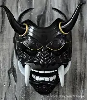 TACTICAL AIRSOFT MASK BB GUN SAMURAI ASSASSIN ONI HALLOWEEN COSTUME COSPLAY DA06