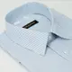 金安德森 藍白條紋吸排窄版短袖襯衫