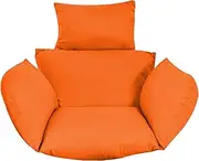 Egg Chair Cushion Replacement, Waterproof & Comfort Egg Chair Cushion Cover for Outdoor Patio Garden Home, No Filler Included, Standard Size, Replacement