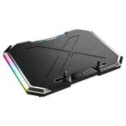Notebook Cooler with Rgb Lighting and Lcd Screen