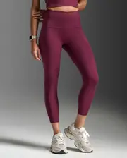 Form Stash Hi-Rise Compression 7/8 Tights with Pockets, 2XU, XL, Armaretto/Armaretto, Female