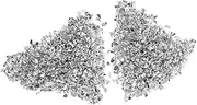 GLSTOY Gem Fragments 200g Pack Crushed Glitter Gems for DIY Crafts Nail Decor Art Projects