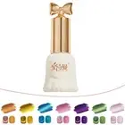 Flash Glass Beads Nail Polish Gel Manicure 7Pcs Round Reusable Nails Acrylic