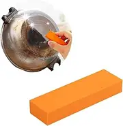 [BESTAQUA] Stainless Steel Eraser, Limescale Rust Glass Cleaning Eraser, Decontamination Magic Eraser for Kitchen and Bathroom, Best Cleaning Supplies for The Toughest Stains & Dirt