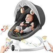Electric Baby Swing for Infants to Toddler(Black)