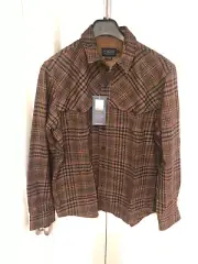 NWT'S NEW PENDLETON WOOL MEN'S PLAID SNAP-FRONT WESTERN CANYON SHIRT LARGE $189