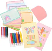 Scratch Painting Art Tool for Boys and Girls Diy Scratch Paint Art Party Favor
