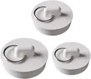 Bath Tub Drain Stopper, 3 Sizes Rubber Sink Stopper Plug with Hanging Ring, Sink