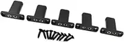 Perfeclan 5 String Electric Guitar String Locking Nut Spare Parts Easy Mounting Compact Bass Guitar Bridge Strings Locks for Instrument, Black