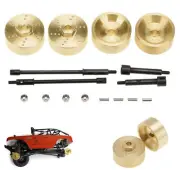 1:24 RC Car 6mm Brass Widened Wheel Hub Counterweights For Axial SCX24 90081
