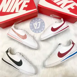 實體店面-帝安諾-NIKE CORTEZ  阿甘  白 白黑 白底黑勾 豹紋 白藍紅 白紅紅  AH7528102