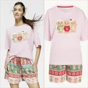 Peter Alexander Women's Gingerbread Shortie Pyjama Set Various Sizes NWT