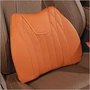 M Car Seat Cushion for BMW All Model I3 I4 I8 X1 X2 X3 X4 X5 X5M X6 X7 Z4 Car Lumbar Support Pillow Auto Seat Waist Back Cushion Y (Color : Orange C)