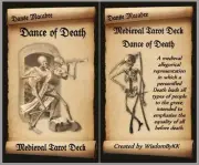 Dance of Death Tarot. Ancient Dance Macabre tarot cards deck