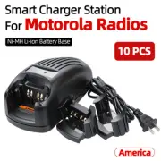 10PC Motorola Adaptive Charger For XTS2500 XTS5000 MT1500 NTN9858 GP328 NTN7335