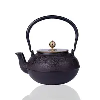 在飛比找樂天市場購物網優惠-京界臨 1.4L大容量鑄鐵壺 日本南部生鐵壺 老鐵壺煮茶壺燒