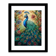 Peacock Modern Art Canvas Artwork