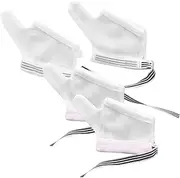 ERINGOGO Infant Stop Sucking Gloves 2 Pairs Breathable Non-Slip Toddler Glove Size Adjustment Strip for Fingers Sucking Treatment