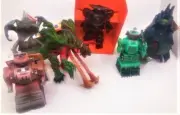 TAKARA TEKKOKI MIKAZUKI 6 FIGURES! R 01-06 ROBOTMONSTER MINT USA SELLER GODZILLA