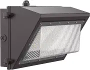 120W LED Wall Pack Light with Dusk-To-Dawn Sensor, 16800LM 6000K LED Security Fl
