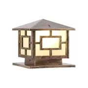 Outdoor Column Lights, IP65 Waterproof Patio Post Lamp External Anti-Rust Alu...