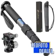 Leofoto MP-326C+VH-10S CF Monopod with VH-10S Two Way Tilt Head