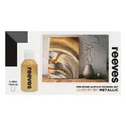 4pc Reeves Pre-Mixed Acrylic Pouring Set Crafts/Arts Painting Set 100ml