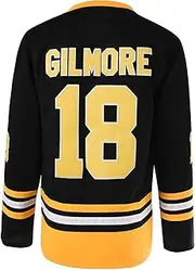 [HGHNEILG] Happy Gilmore #18 Jersey Boston Adam Sandler 1996 Movie Ice Hockey Jersey, 90S Hip Hop Stitched Shirt for Party S-3XL