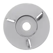 90Mm Diameter 16Mm Bore Silver Power Wood Carving Disc Angle Grinder Attachment