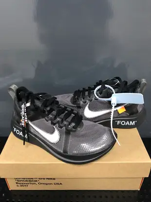 Nike Zoom Fly x Off White 黑色 女碼