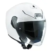 NEW AGV K5 JET PEARL WHITE ROAD MOTORCYCLE HELMET
