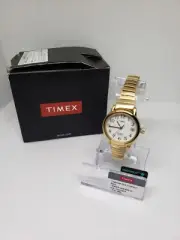 Timex T2H351 - Easy Reader Women's Goldtone Expansion - Indiglo - Brand New!!
