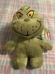 Aurora Dr. Seuss Baby Grinch Who Stole Christmas Plush 9” Green Stuffed Toy NWT