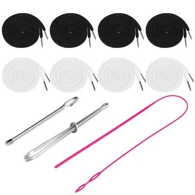 8 Pcs Drawstring Cord Replacement for Sweatpants Short Pants Jackets Coats