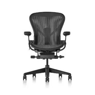 【Herman Miller】Aeron全功能-石墨黑 l A SIZE l 原廠授權商世代家具(人體工學椅/辦公椅/主管椅)