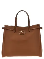 [Valentino Garavani] Valentino Garavani-Antibes Tote Marrone-Donna OS Brown
