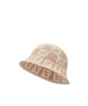 Beige cotton cloche hat L,M Nude